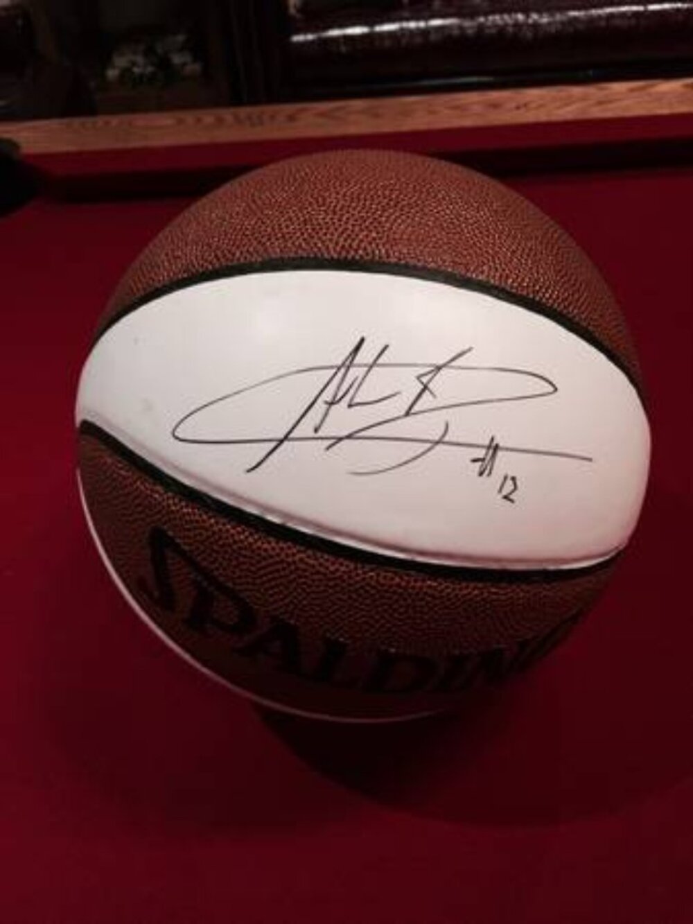 WARRIORS CHAMPONSHIP BASKETBALL SIGNED BY ANDREW BOGUT
